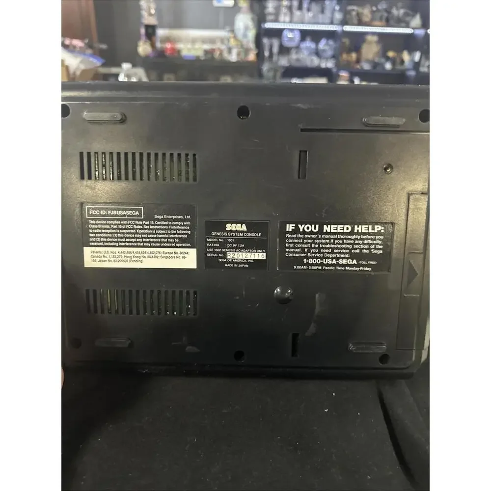 Sega Genesis Model 1601 Model 1 Console Only 16 BIT Tested & Working